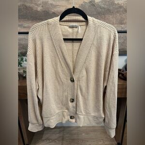 Out From Under Urban Outfitters Oversized Textured Knit Cardigan